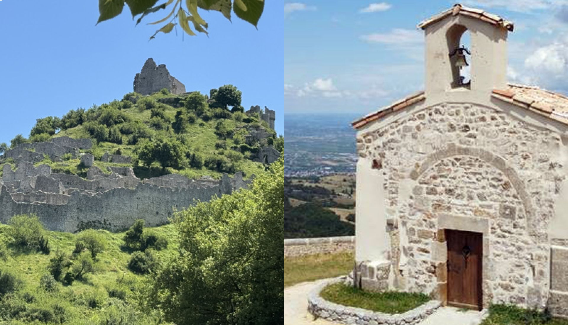 Visite de Crussol et découverte du paysage des vignes et de la vallée du Rhône