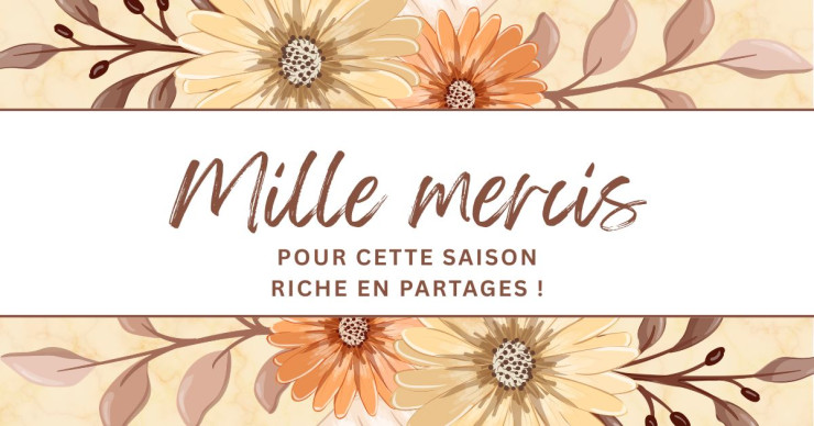 Un grand merci à toutes et à tous !