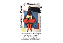 Restaurant Les Marronniers - 1 Grande rue, Saint-Sauveur-de-Montagut, Téléphone : 04 75 65 46 90
